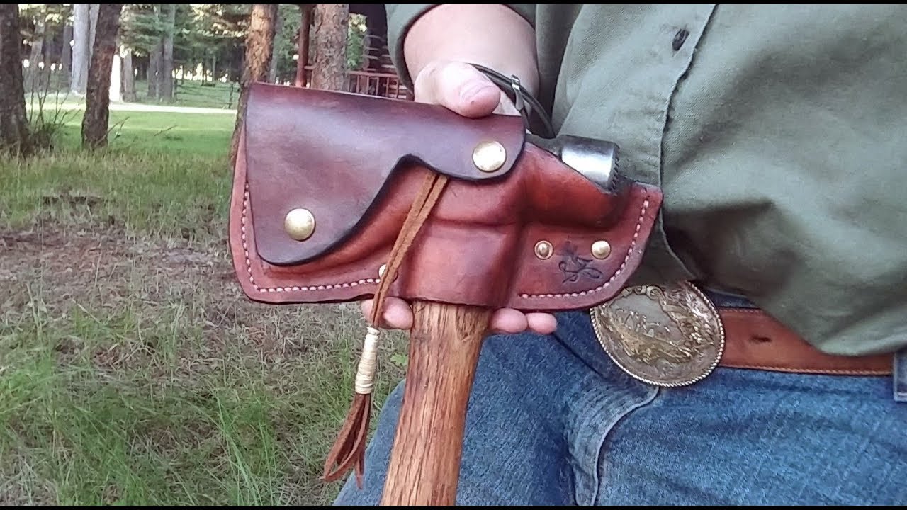 Leather Bushcraft Axe Sheath Tutorial
