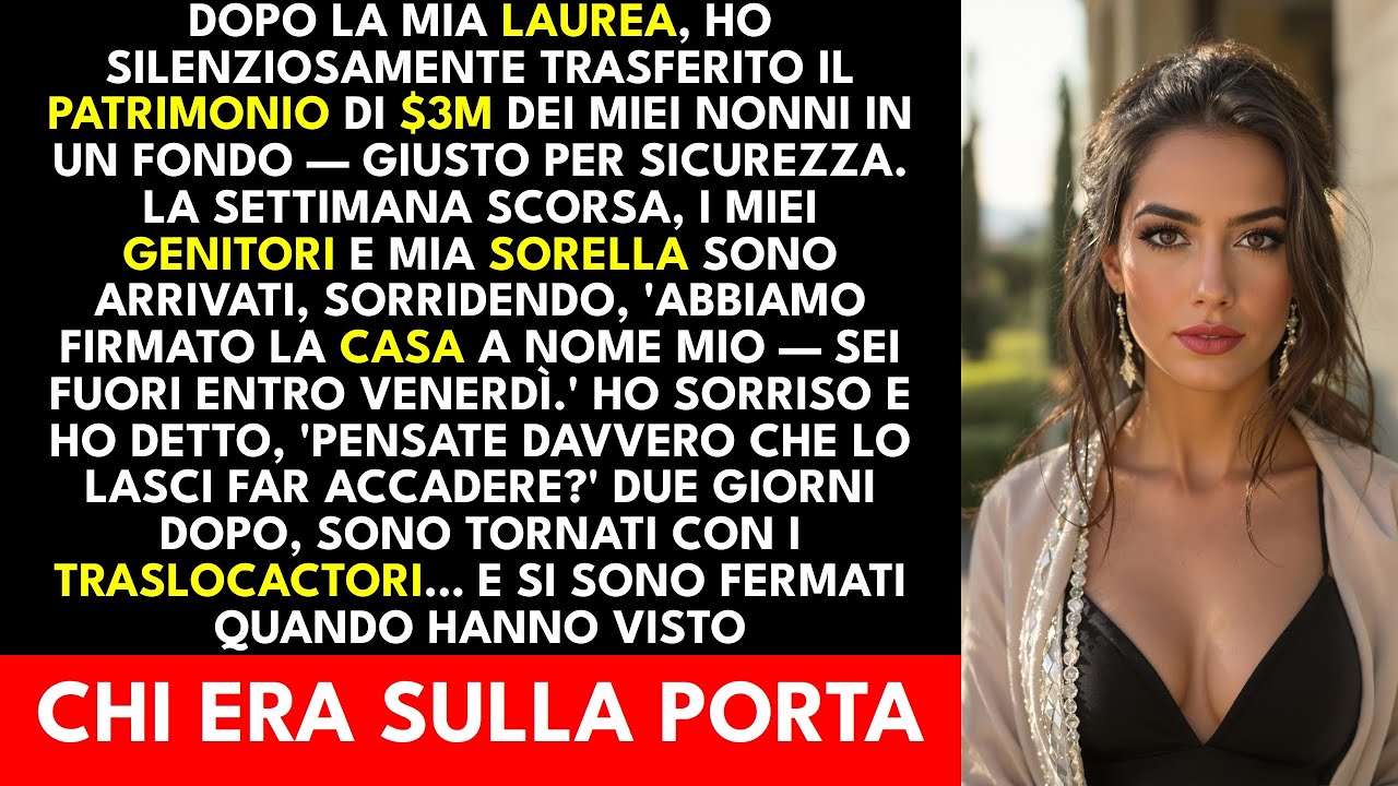 Dopo la laurea, ho trasferito in silenzio 3 milioni dei nonni in un trust per precauzione.