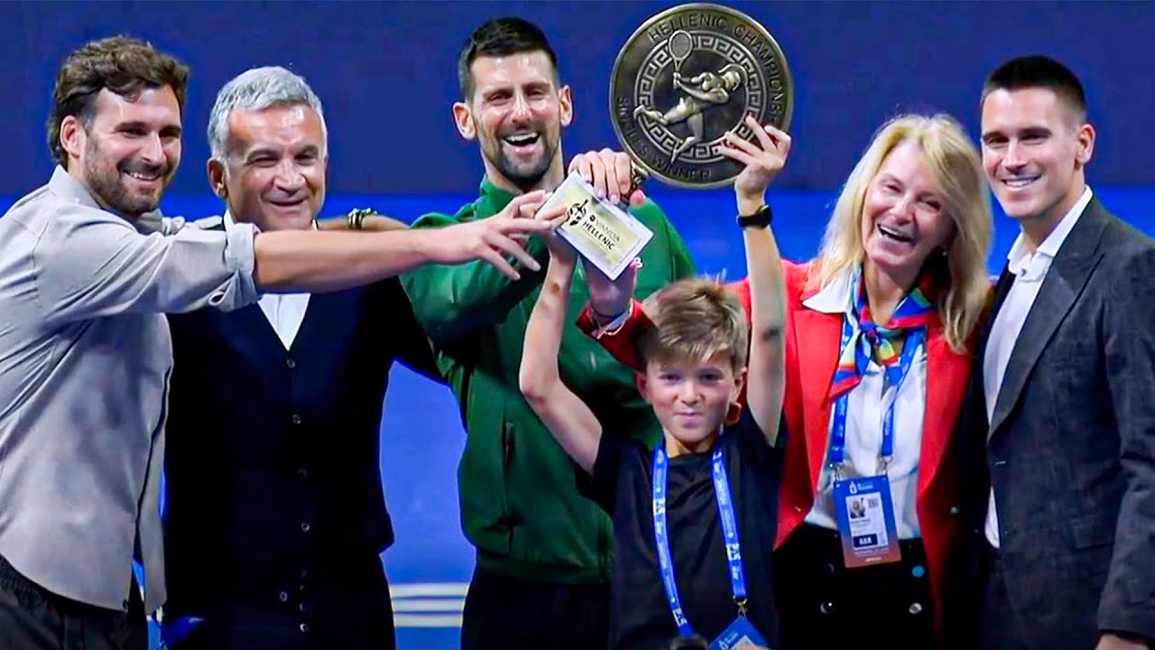 Djokovic ALL Lovely Moments & Celebrations after Winning Athens 2025 Title