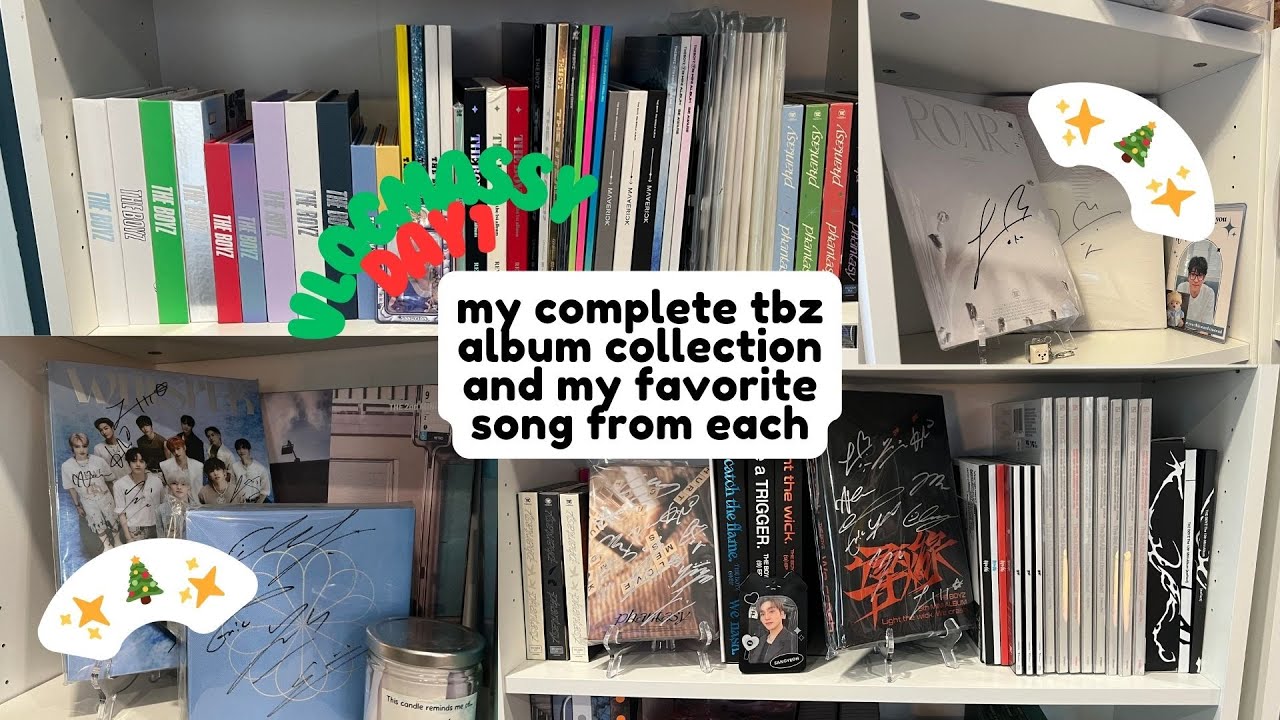 ✨ Vlogmassy! ✨ Day 1-my tbz album collection and my favorite song from each~happy tbz anniversary!