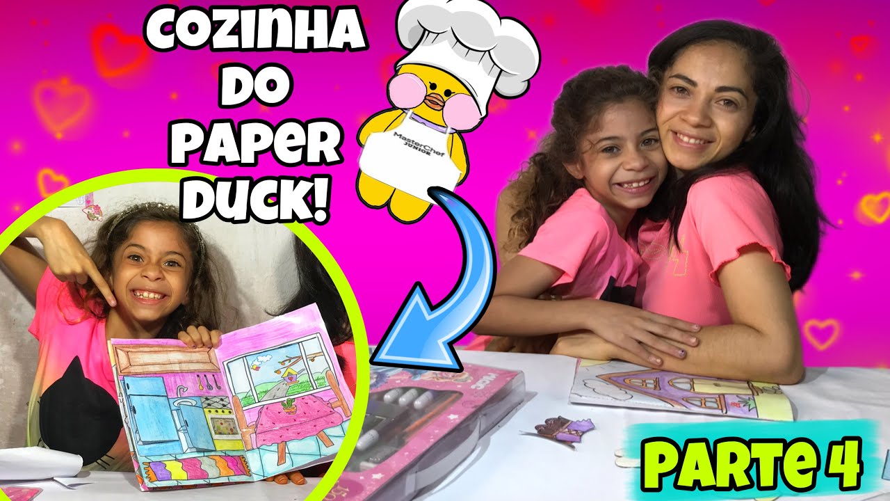 COMO FAZER COZINHA DO PAPER DUCK PATO VIRAL DO TIKTOK!