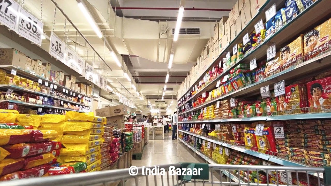 Shopping Mall from a Trolley's POV | D MART Panvel Navi Mumbai | INDIA BAZAAR