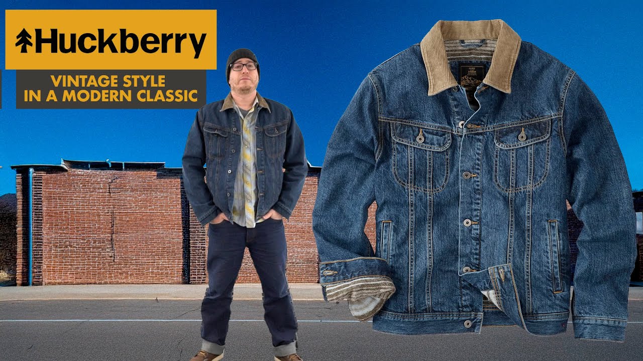 Vintage Style, In a Modern Classic | Flint and Tinder Flannel-Lined Denim Trucker Jacket
