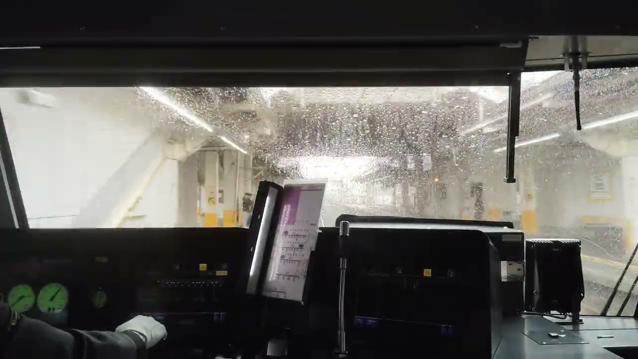 快速急行新宿行き 藤沢→町田  東林間－町田間雪積もりあり