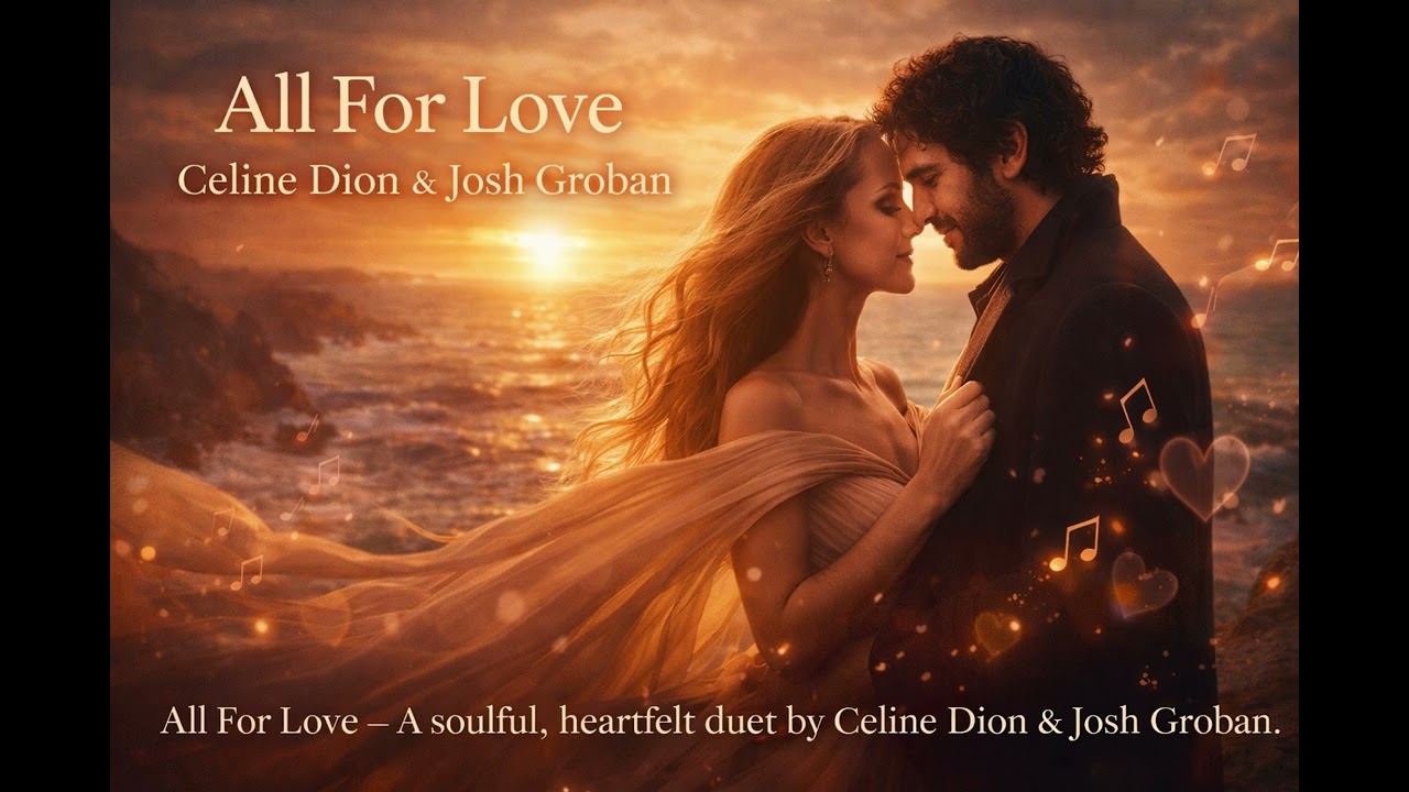 All For Love – Celine Dion & Josh Groban | Emotional Cinematic Duet 2026