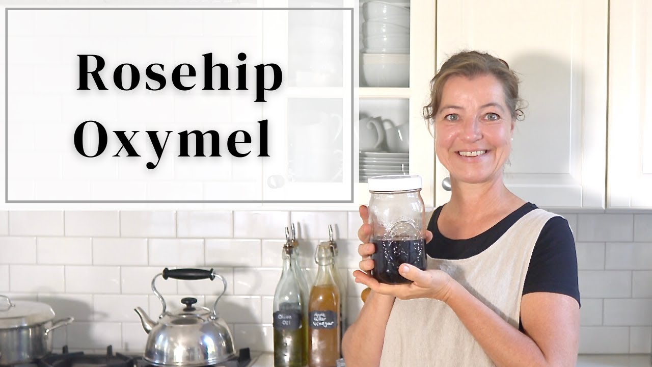 How to make Rosehip Oxymel | Savoring the summer garden