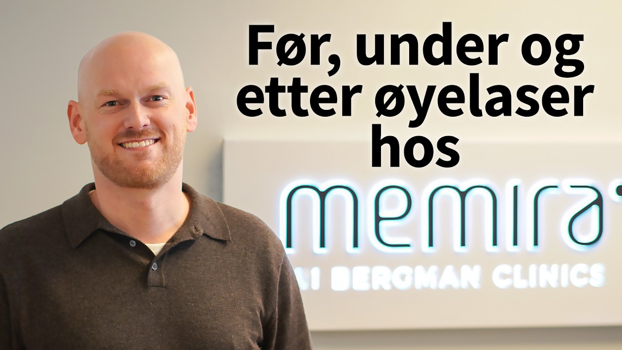 Daniel Sjursæther valgte øyelaser hos Memira!