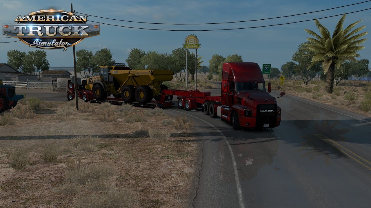 American Truck Simulator - Custom Deloupe Lowboy Trailer
