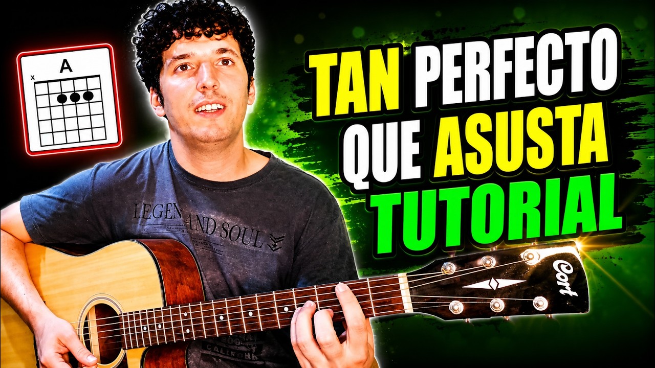 Aprende a Tocar TAN PERFECTO QUE ASUSTA (Callejeros) | Tutorial Guitarra FÁCIL: Acordes y Rasgueo