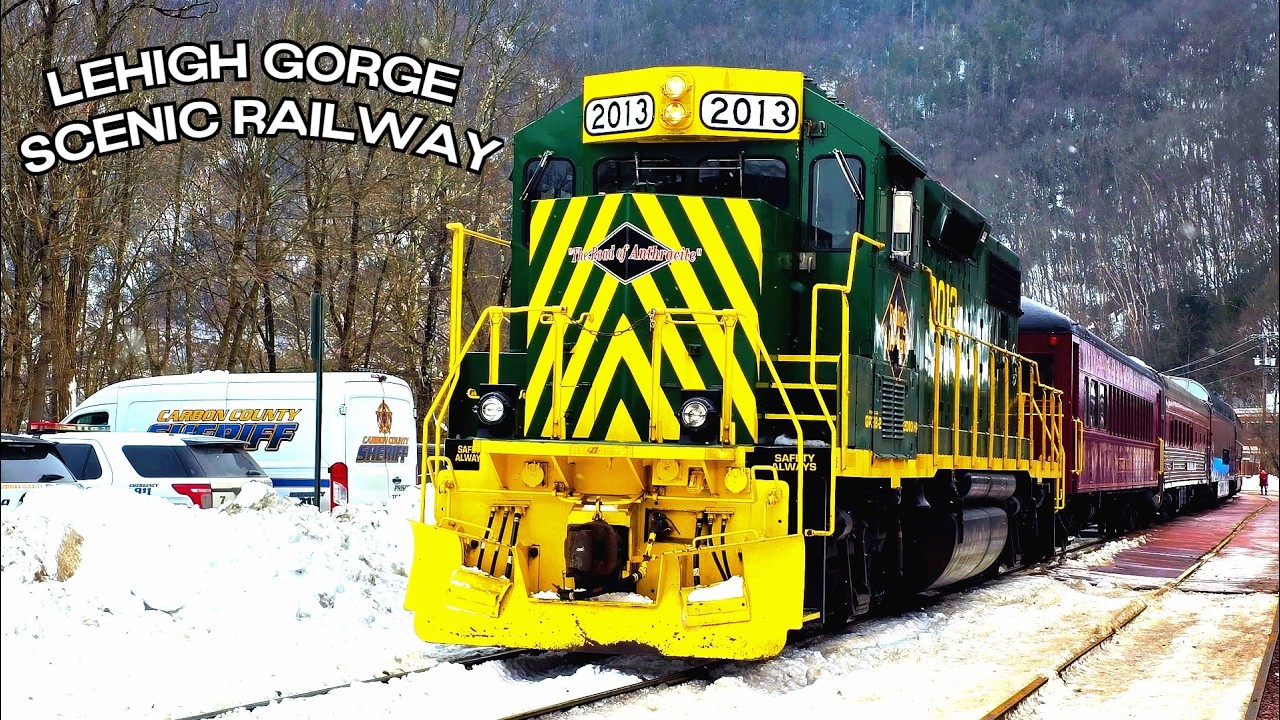 🚂INSIDE The DOME CAR! Lehigh Gorge Scenic Railway ❄️Jim Thorpe, PA