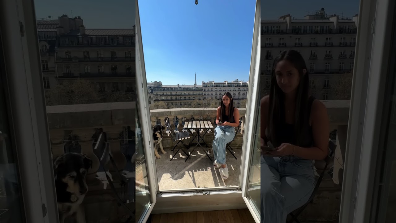 Nothing beats a proper balcony in Paris! #paris #apartment #apartmenttour