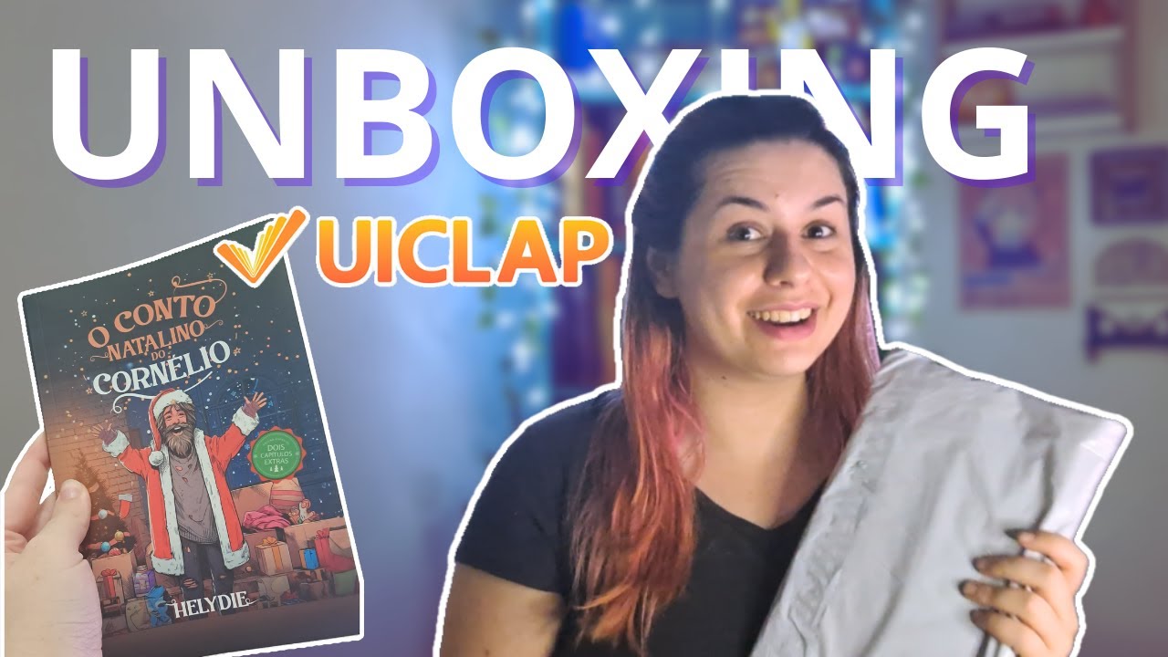 Unboxing do Meu Livro Independente Publicado na UICLAP 📖🎄 O Conto Natalino do Cornélio