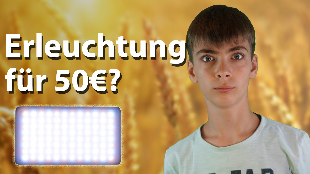 Das beste Filmlicht für gerade einmal 50€? Ninkbox LED Filmlicht Review