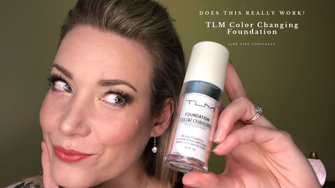 BEST FOUNDATION EVER! TLM Color Changing Foundation Product Review! Encapsulated PigmenT!