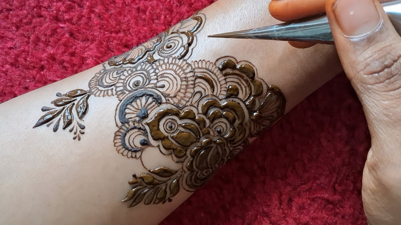 Front Hand Bridal Mehndi Design | Dulhan Mehndi Front Hand | Beautiful Mehndi Design