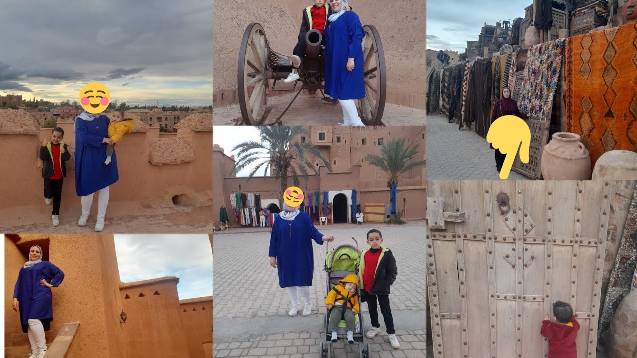 vlog 1:kasbah taourirt أكتشفو معي قصبة توريرت بمدينة ورزازات