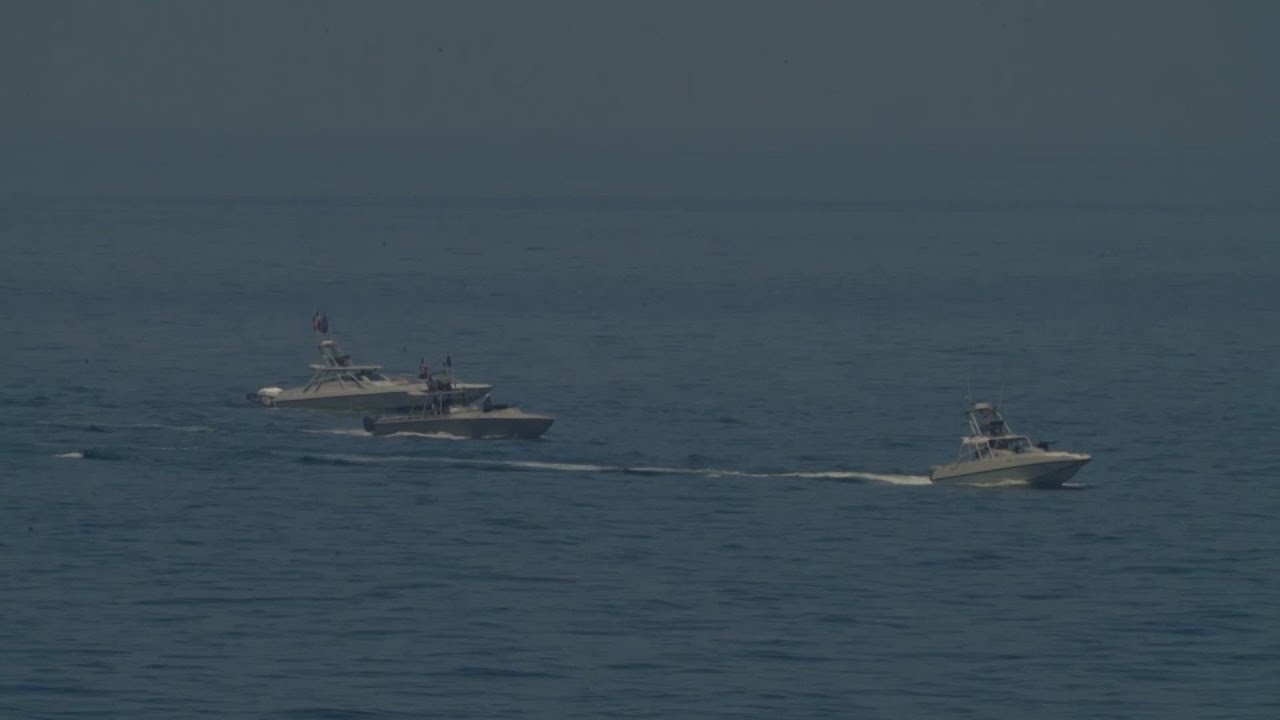 US, British, French naval chiefs transit Strait of Hormuz