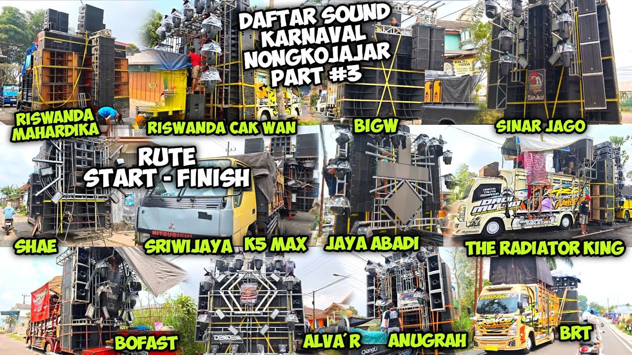 Duo Riswanda Upin Ipin Ready,,Rute start - Finish & Daftar Sound Karnaval Nongkojajar Pasuruan #3
