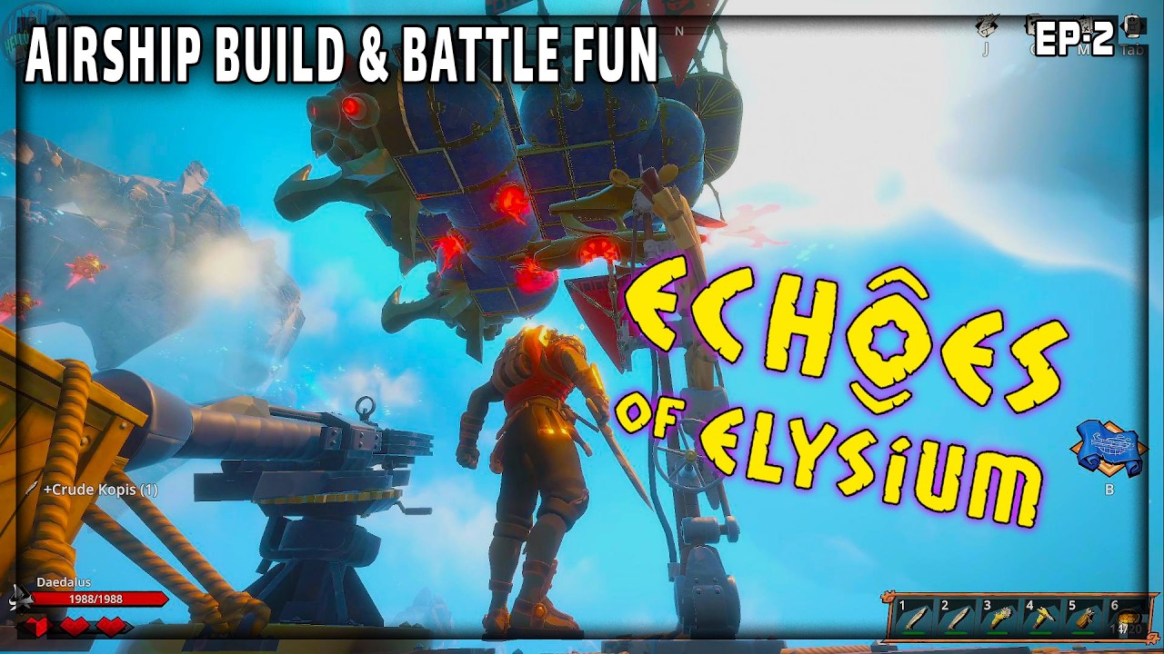 Surviving Airship Battles, Upgrades & Attacks .  Echoes of Elysium 2