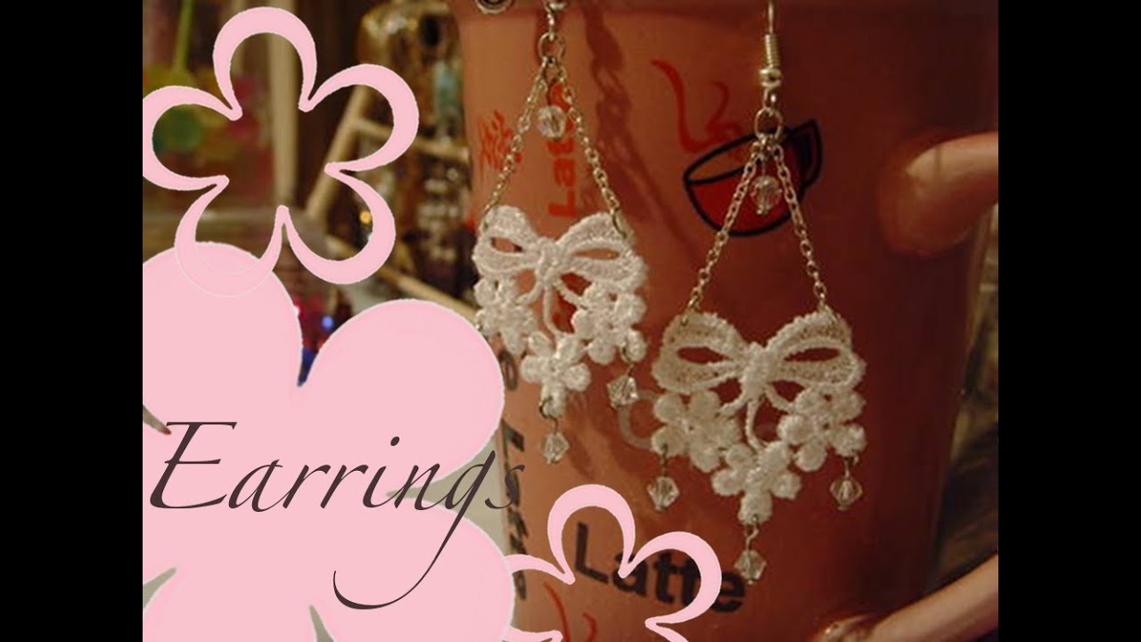 DIY: MeiIris' Lovely Lace Earrings Tutorial
