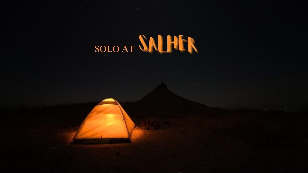 SOLO hiking and CAMPING at MAHARASHTRA's highest FORT| Winter night| #camping #salherfort #sahyadri