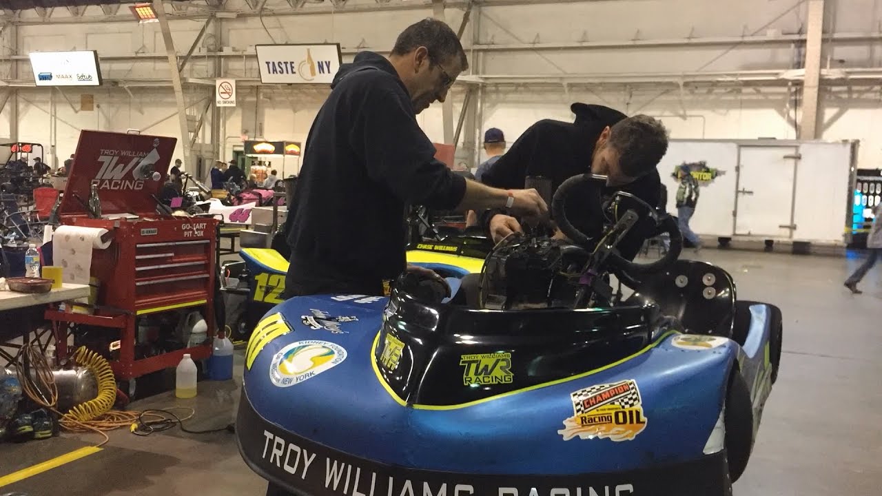 Time-lapse of NYS Indoor Kart Race track construction