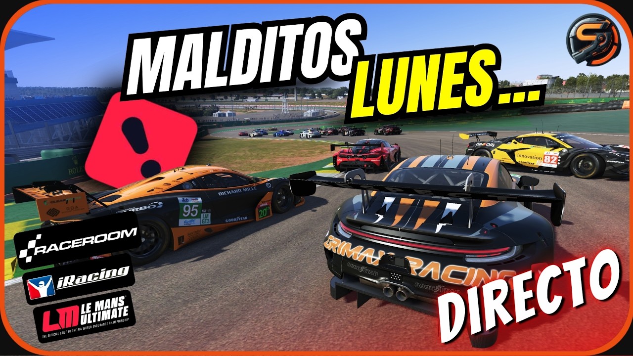 🔴Lunes de Sim Racing 💎 Farmeando y algo de RALLY | LMU, iRacing, Raceroom