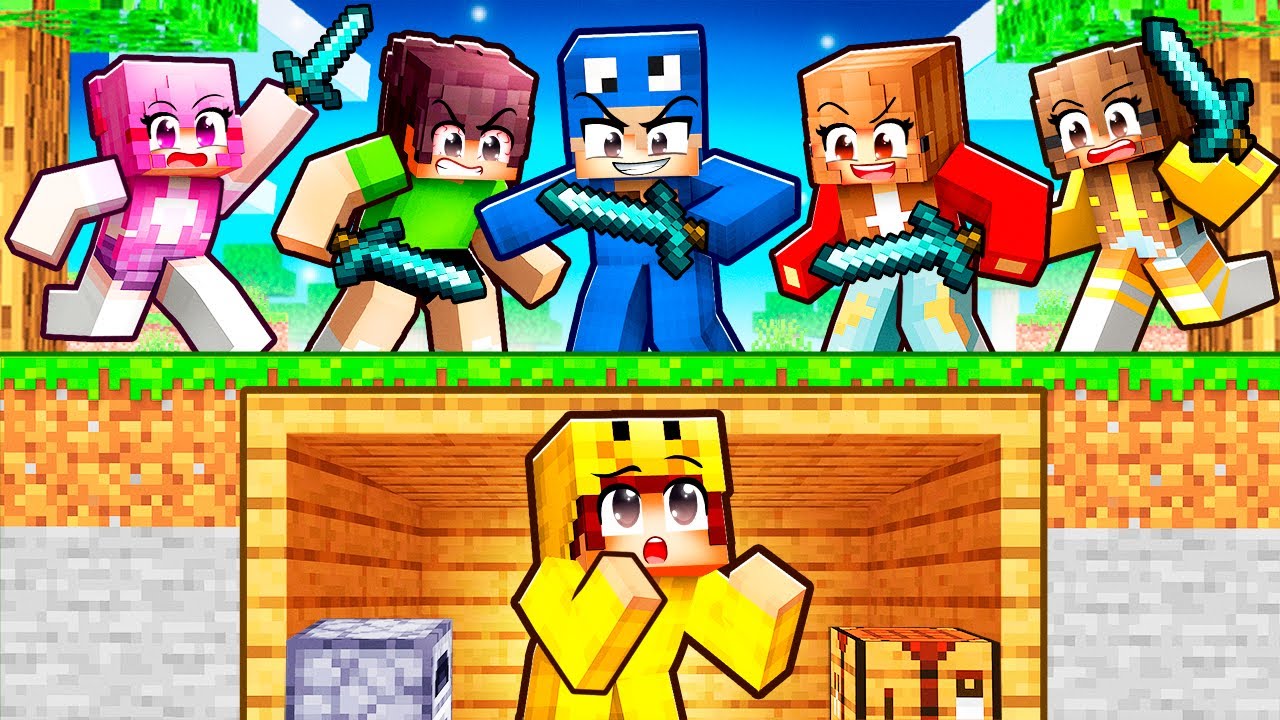 SPEEDRUNNER vs 10 JAGERS In Minecraft!