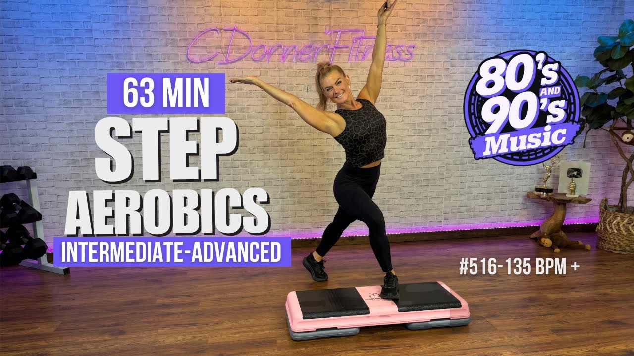 63 Min Step Aerobics Workout 🔥 Intermediate-Advanced | High Calorie Burn | 135 BPM and Up - #516