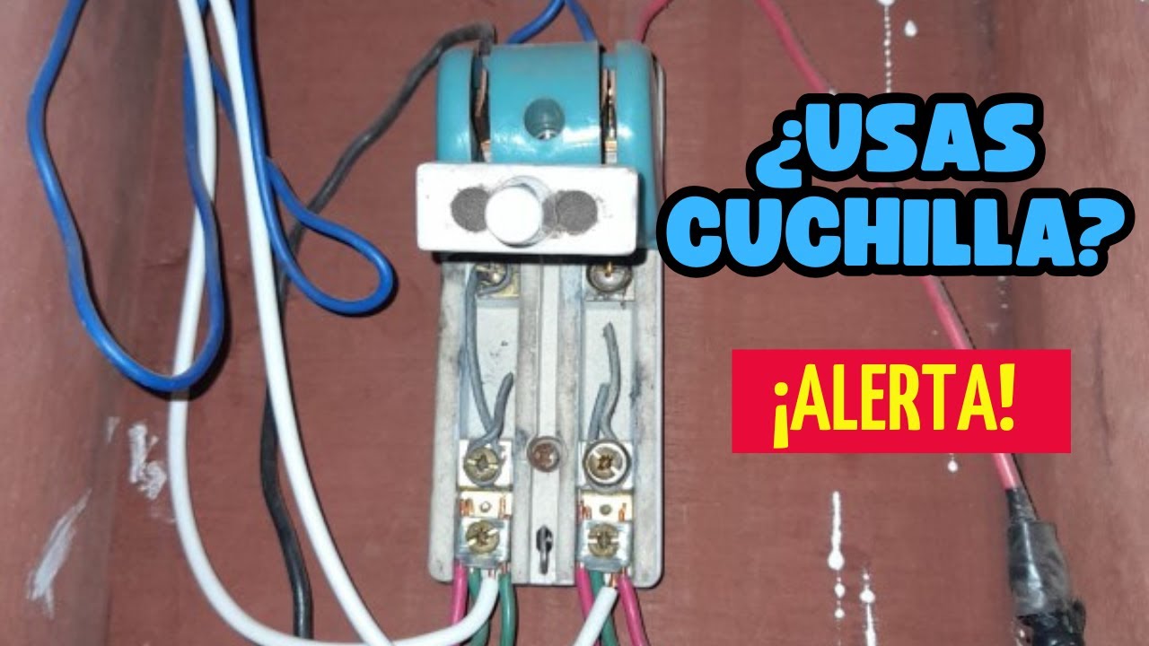 ¿Aún usas llave cuchilla o plomo para devolver la luz? / Usa termomagnéticos y diferenciales