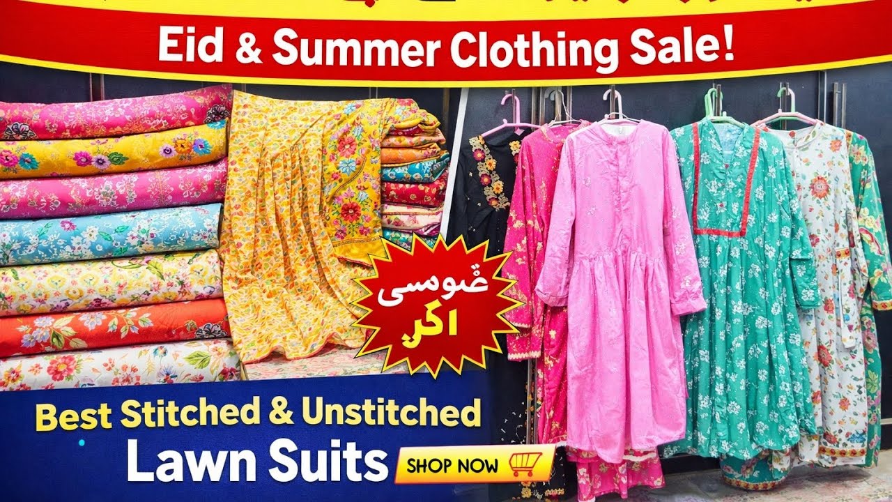 Eid Special Lawn Collection 2026| Beautiful Stitched&Unstitched Suits Designs| Summer Soft Lawn Sale