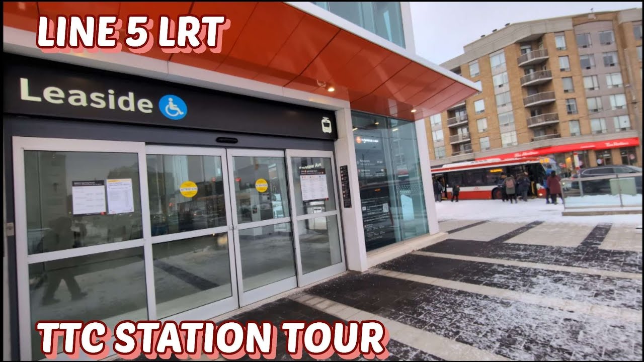 LINE 5 LRT Leaside Station Tour 