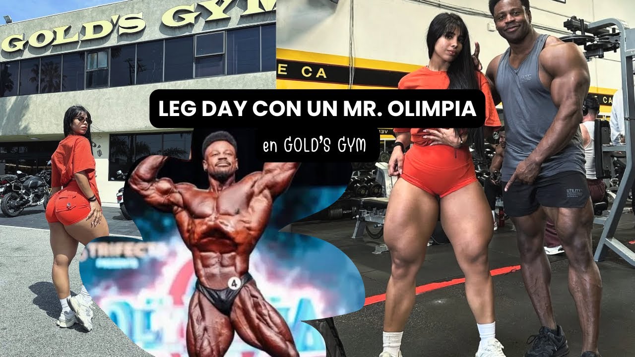 LEGDAY con Breon Ansley ⭕️ + Conocí GOLD’S GYM🔥