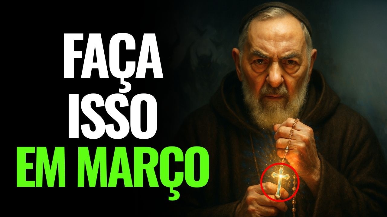 PADRE PIO | FAÇA ISTO EM MARÇO PARA PROTEGER SUA CASA DURANTE TODA A QUARESMA