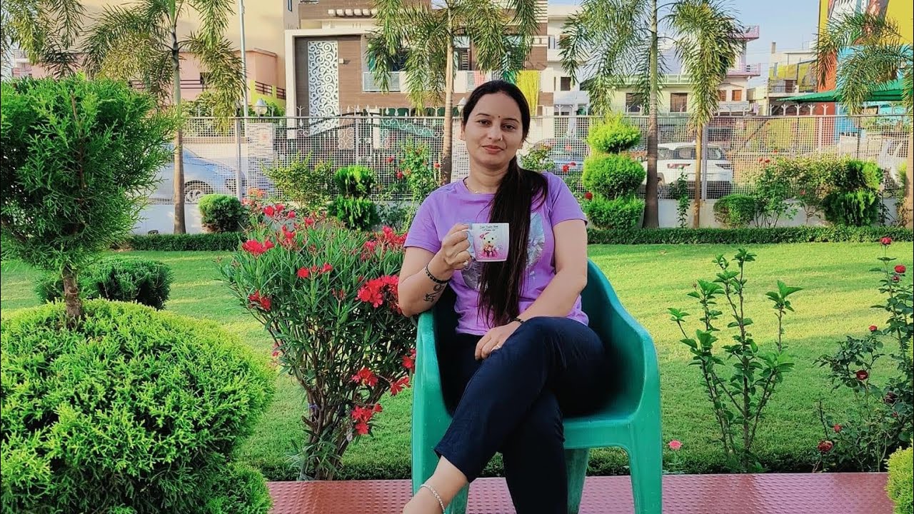 आओ आज मैं दिखाती हूँ आपको अपना सुन्दर सा गार्डन😍😍#gardening