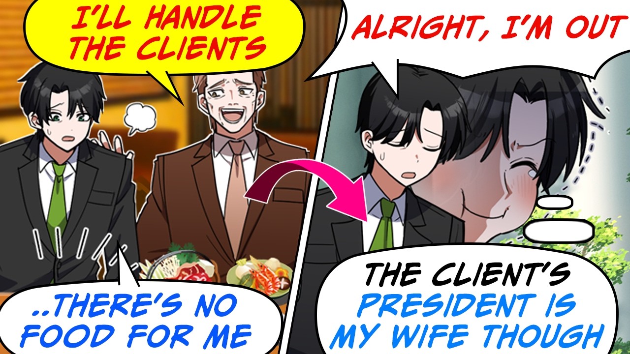 My Boss Left Me Without Food at the Dinner! But the Client CEO Was My Wife... [RomCom Manga Dub]