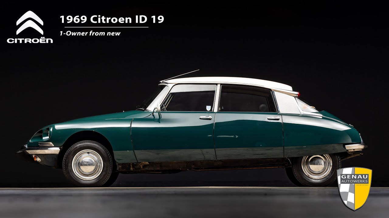 Зеленый от зависти, Citroen ID 19 1969 года, принадлежавший одному владельцу!