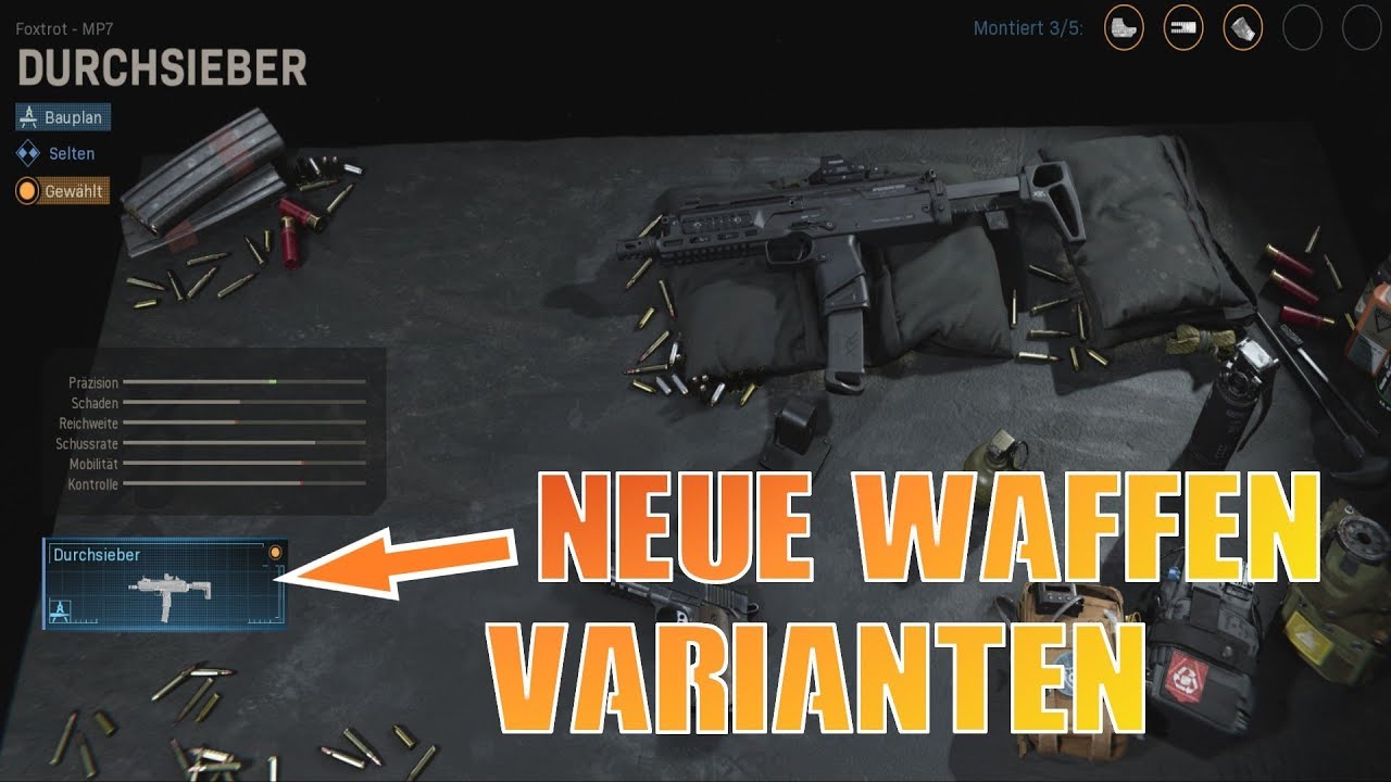 MODERN WARFARE MP7 und andere WAFFENVARIANTEN durch MISSIONEN FREISCHALTEN (MW TIPPS&TRICKS)