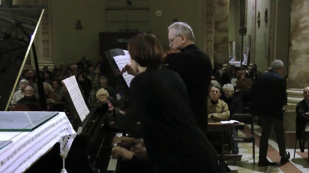 J.S. Bach Sonata IV BWV 1017   Marco Fornaciari violino Marcello Mazzoni pianoforte