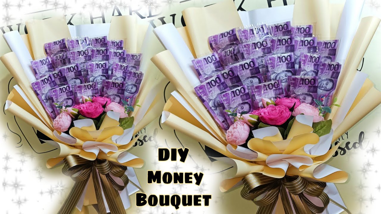 Diy Money Bouquet Tutorial with me ♥️🤑