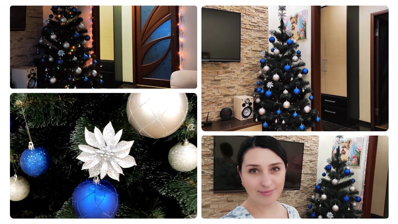 НАРЯЖАЕМ ЁЛКУ 2022🎄 Как украсили комнату