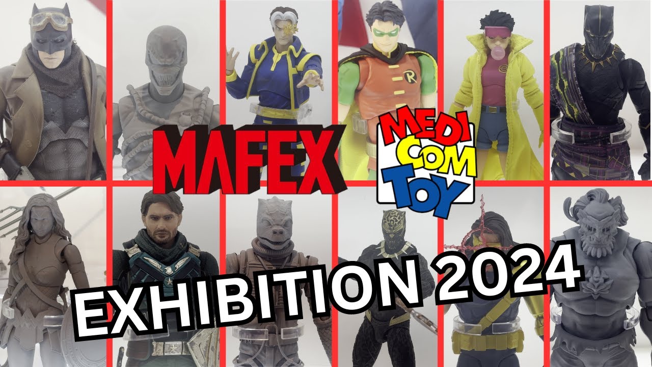 Medicom Exhibition 2024 - MAFEX Figures & Prototypes