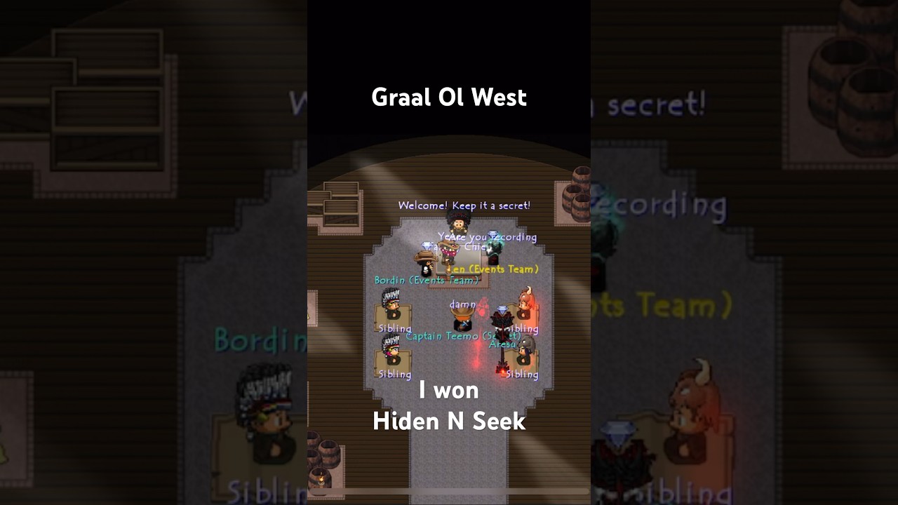 Graal Ol West | Winning Hide N Seek!