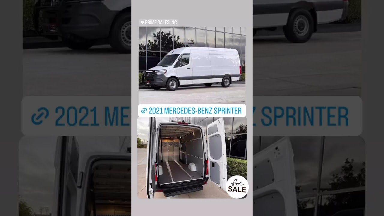 2021 Mercedes Benz Sprinter High Roof w170' WB Van 3D