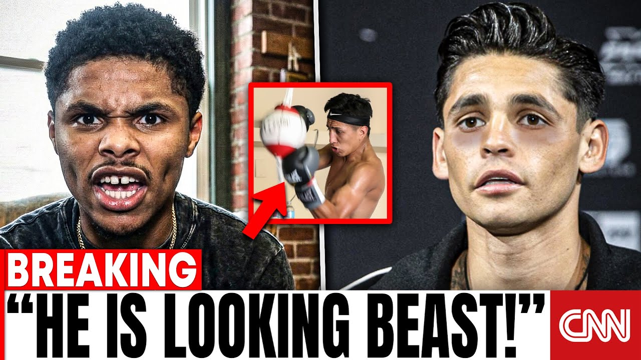 “He Will K*ll You!” Shakur Stevenson LOSES IT on Ryan Garcia & Sends Warning Before Barrios Fight