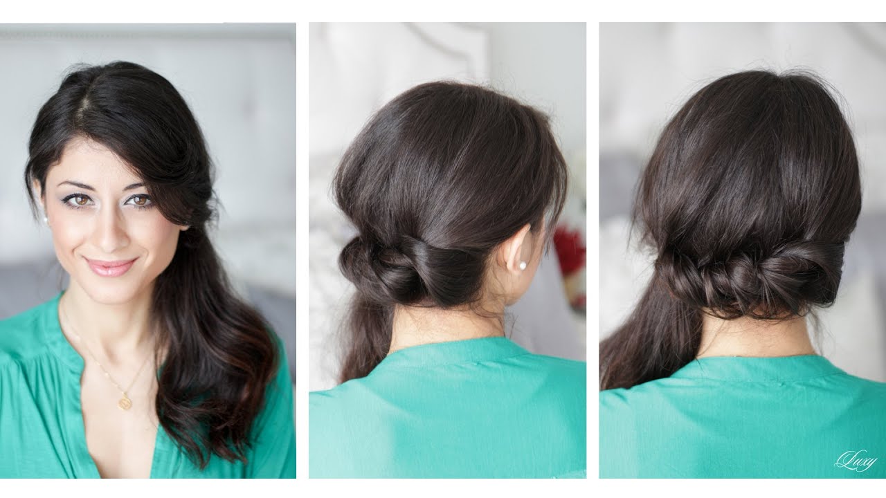 Twisted Side Ponytail