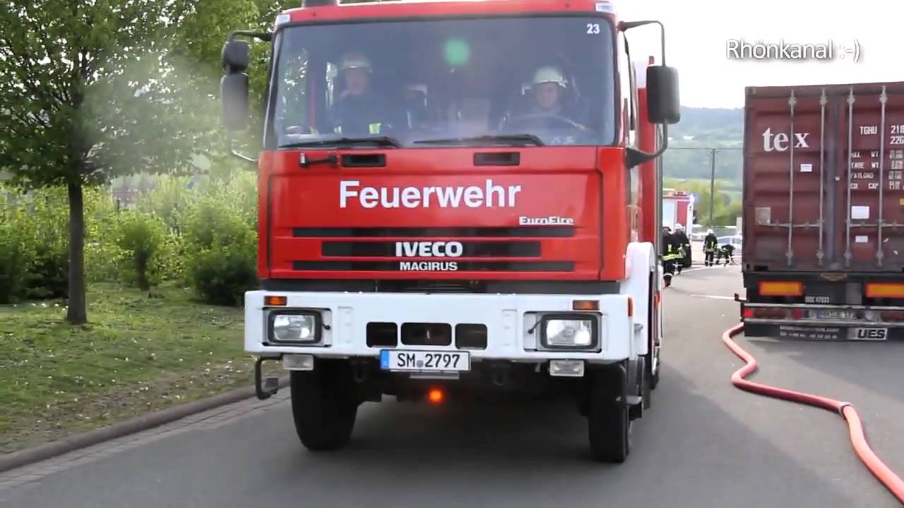 Feuerwehr Einsatz am Altenheim - Kaltennordheim probt den Ernstfall