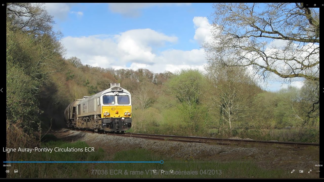Ligne Auray Pontivy Circulations ECR 2012 - 2015