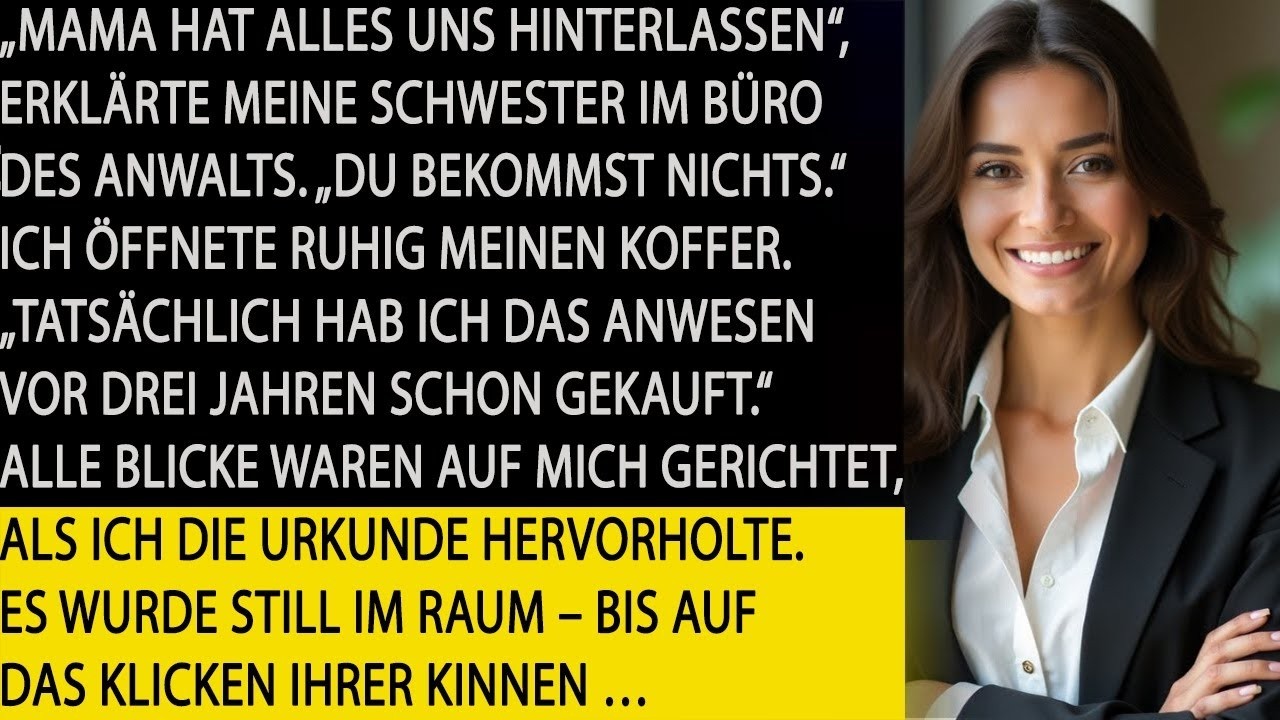 Bei MAMAS BEERDIGUNG hieß es  „Kein ERBE für dich“ – ich bewies, WEM ALLES GEHÖRT