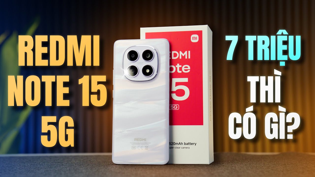 Đập Hộp Redmi Note 15 5G - 7 Triệu Snapdragon 6 Gen3, Màn Amoled Cong, Kháng Nước Liệu Có Đáng?